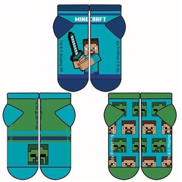 Minecraft Barnstrumpor / Strumpor för Barn - 3-Pack 27/30
