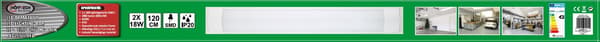 Ljusramp LED 36W 120 cm