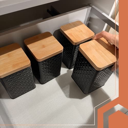Halkfri Lådmatta - 500x50cm Transparent - 5-Pack