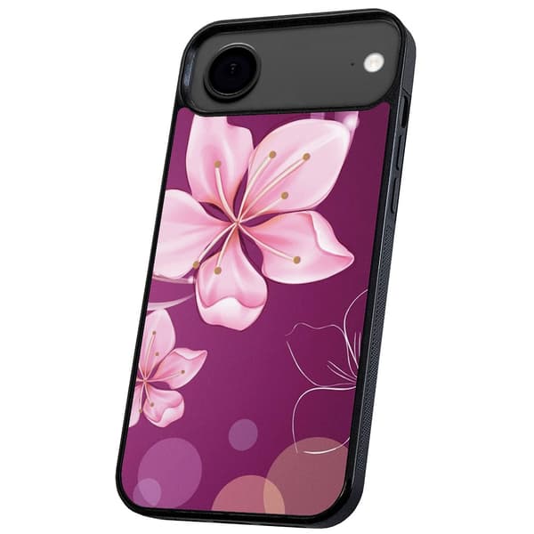 iPhone 17 Air - Cover/Mobilcover Hvid Blomst
