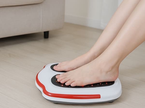 Fotmassager elektrisk - Värme och vibrationsnivåer