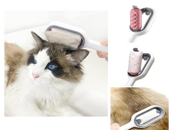 Pelsbørste - Katt & Hundbørste Pink