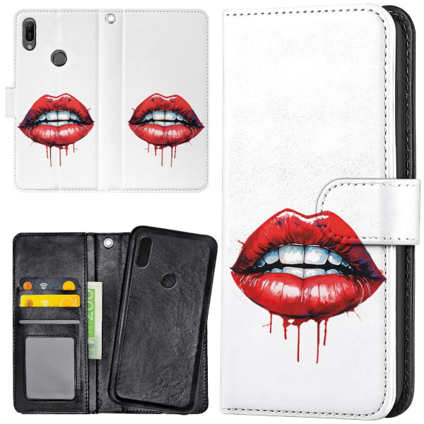 Huawei Y6 (2019) - Mobilcover/Etui Cover Lips