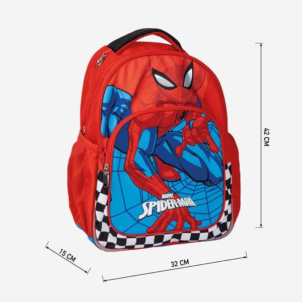 Spider-Man Checked skolväska, 42 cm väska