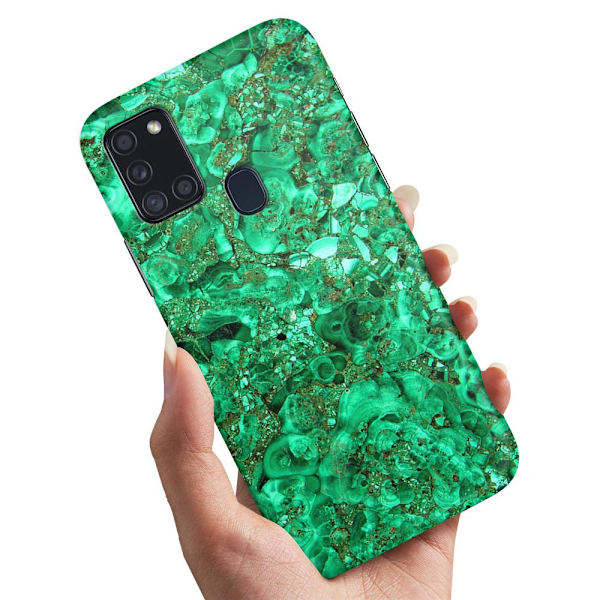 Samsung Galaxy A21s - Deksel/Mobildeksel Marmor Multicolor