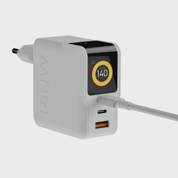 Xtorm 140W GaN3 NextGen Hemladdare USB-C/C/A GRS Vit