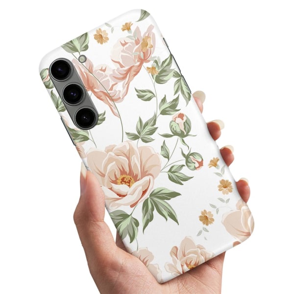 Samsung Galaxy S23 - Cover/Mobilcover Blomstermønster