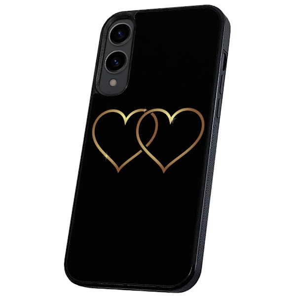 Samsung Galaxy S25 Edge - Skal/Mobilskal Double Hearts