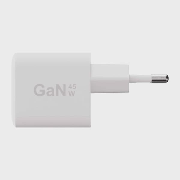 X2O 45W dubbel hemmaladdare USB-C/C GaN vit