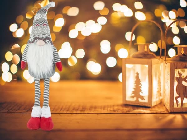 Julspöke spökteleskop reguised ben 50 - 70cm Grey