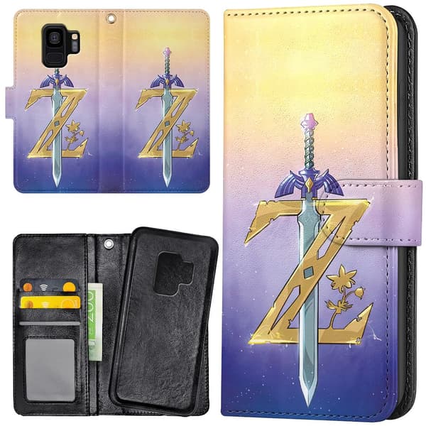 Samsung Galaxy S9 - Plånboksfodral/Skal Zelda