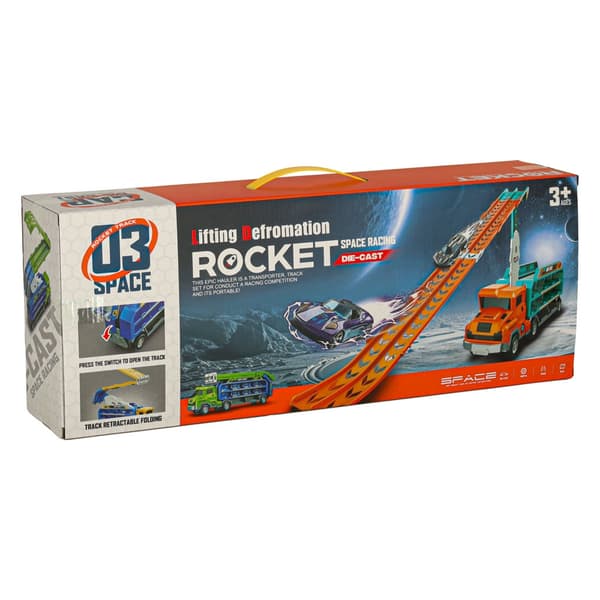 Leksaksbil Biltransport Orange
