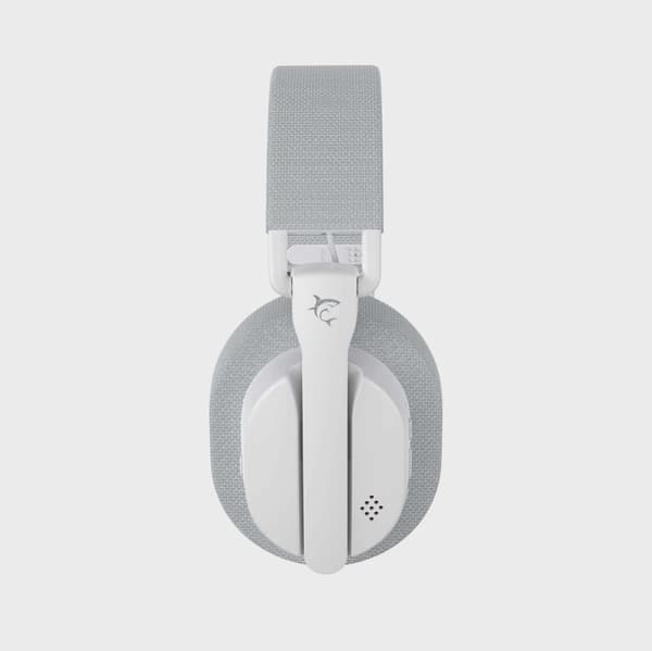 White Shark Premium FIRECREST Trådlöst Over-Ear Gaming Headset Vit/Grå