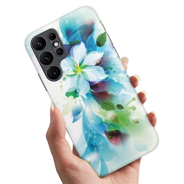 Samsung Galaxy S22 Ultra - Skal/Mobilskal Blomma