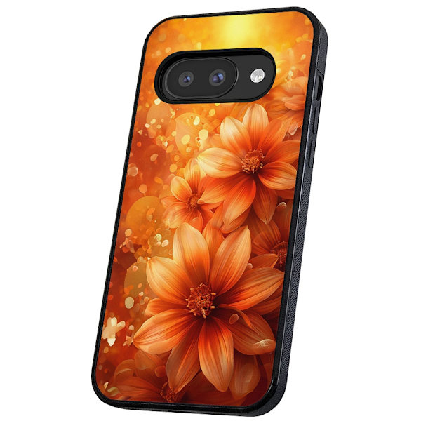 Google Pixel 9A - Deksel/Mobildeksel Flowers