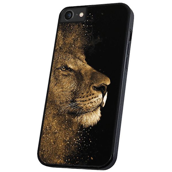 iPhone 6/7/8/SE - Deksel/Mobildeksel Lion Multicolor