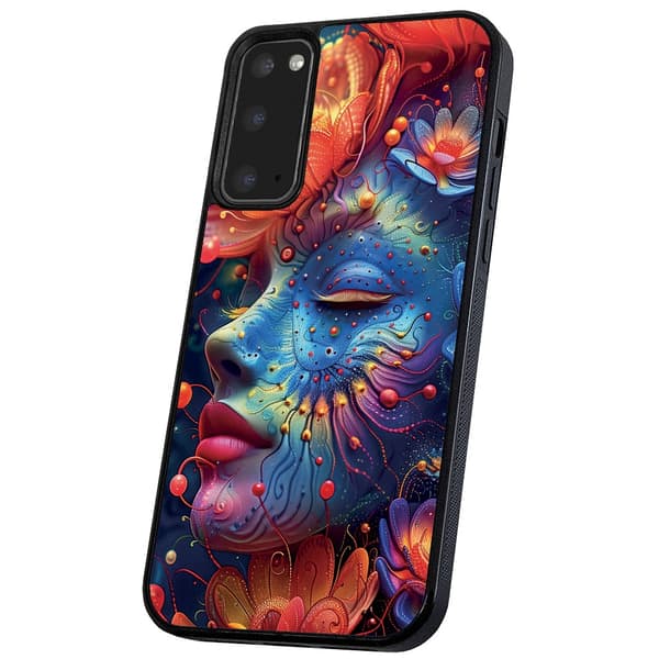 Samsung Galaxy S20 - Cover/Mobilcover Psychedelic