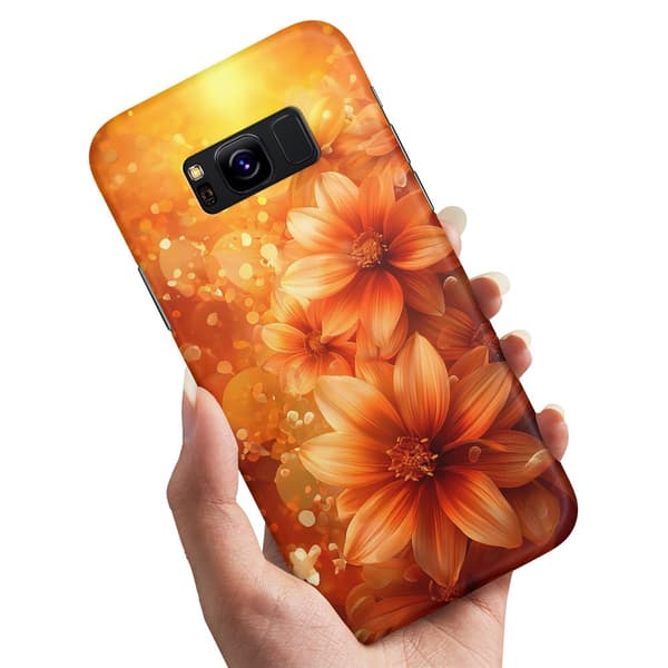 Deksel / Mobildeksel til Samsung Galaxy S8 - Flowers