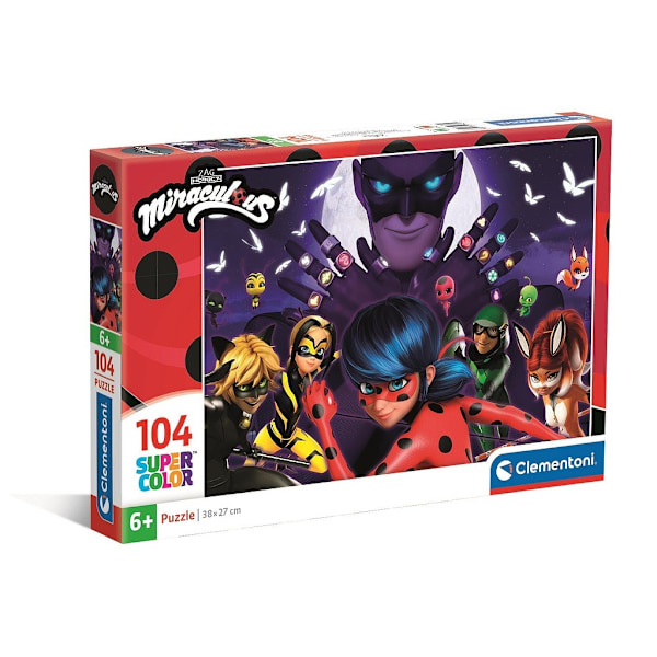 Miraculous Ladybug Hawk Moth 104-bitar Clementoni pussel