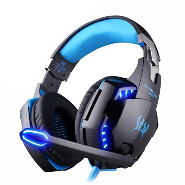 Gaming Headset - PC / Hodesett Kotion Each G2000 med LED Blue