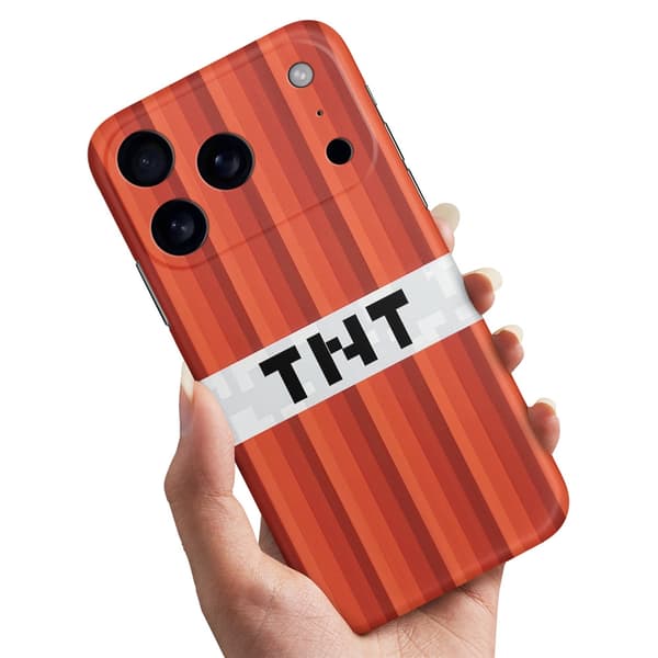 Cover / Mobilcover til iPhone 17 Pro / 18 Pro - Minecraft TNT