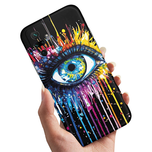 Deksel / Mobildeksel til Xiaomi Redmi Note 10 Pro - Rennende Øye