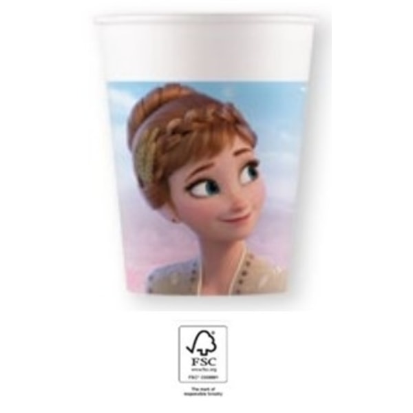 Papperkoppar Disney Frost, 200 ml, pack om 8, FSC-certifierade