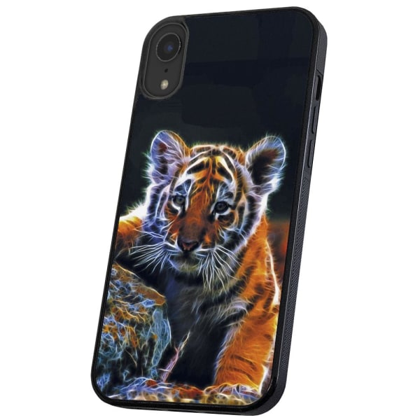 iPhone XR - Cover/Mobilcover Tigerunge Multicolor