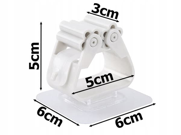 Työkalunpitäjä - Seinään kiinnitettävä pidike luudalle 2-Pack