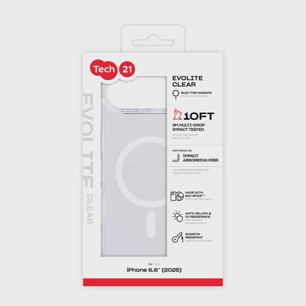 Tech21 Evo Lite MagSafe iPhone Air Transparent