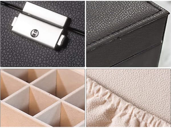 Casket organizer smyckeskrin elegant nyckellåda