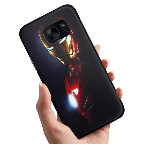 Samsung Galaxy S6 Edge - Kuoret/Suojakuori Glowing Iron Man