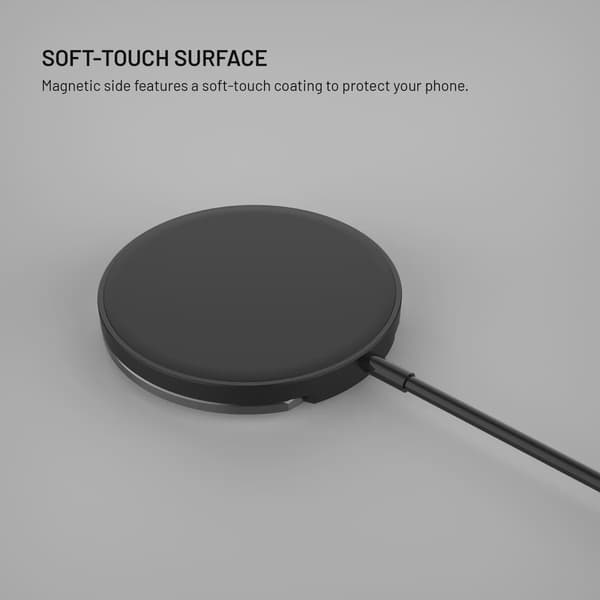 FIXED MagPad 15W Trådlös laddare/stativfunktion Svart