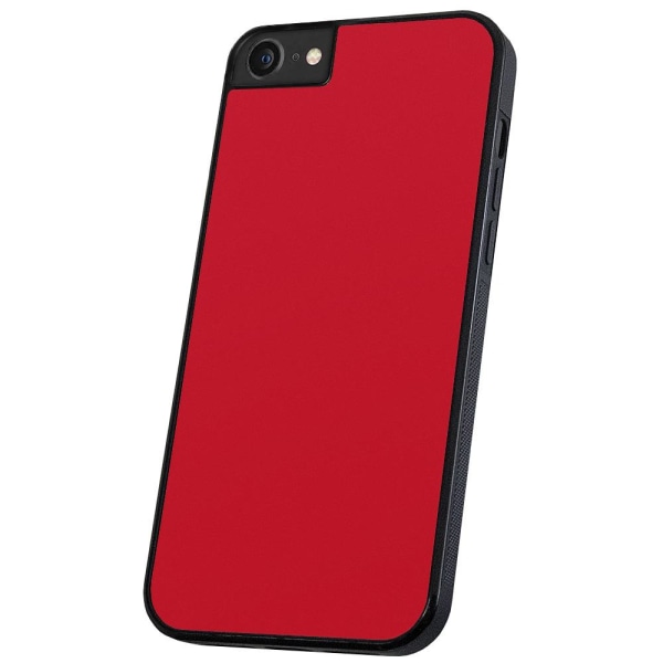 iPhone 6/7/8/SE - Deksel/Mobildeksel Rød Red