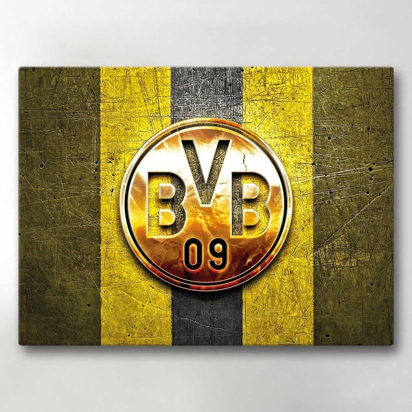 Lærredsbillede / Lærredstryk - Borussia Dortmund - 40x30 cm - Læ Multicolor
