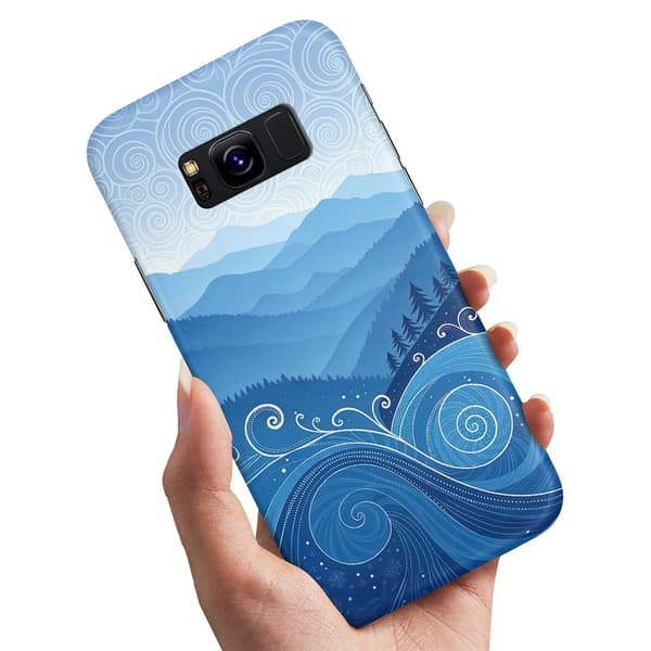Deksel / Mobildeksel til Samsung Galaxy S8 Plus - Blue Hills