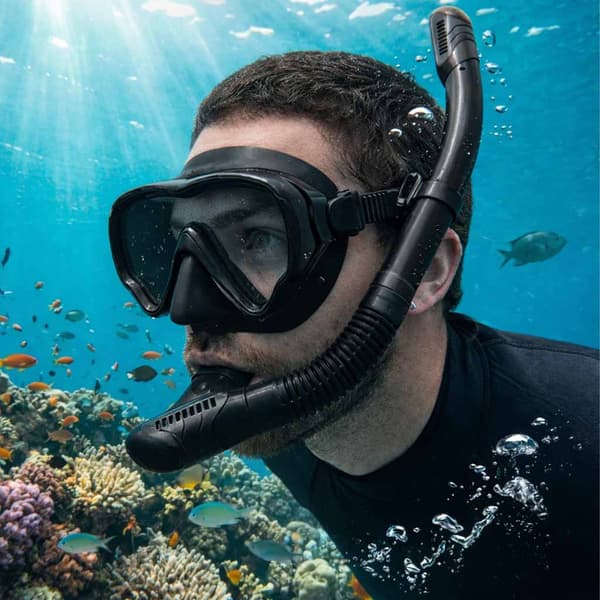 Snorkelset - Snorkelmask Svart