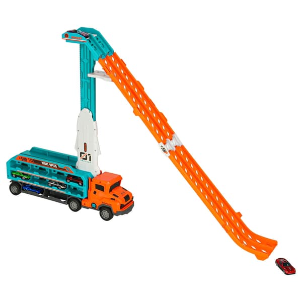 Leksaksbil Biltransport Orange