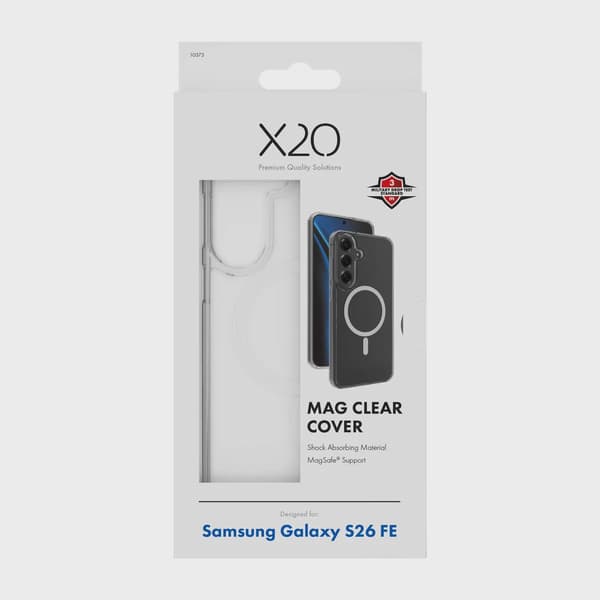 X2O Mag Clear Skal Samsung Galaxy S26 FE Transparent