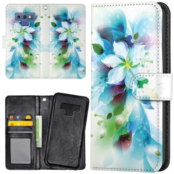 Samsung Galaxy Note 9 - Lommebok Deksel Blomst