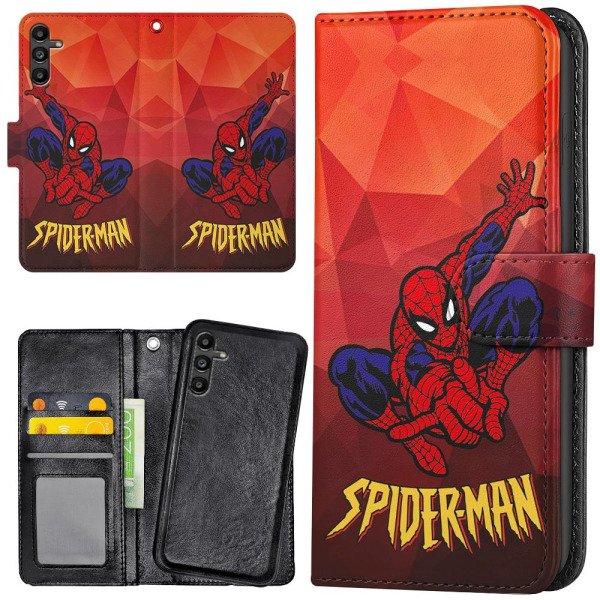 Samsung Galaxy A13 5G/A04s - Lompakkokotelo/Kuoret Spider-Man