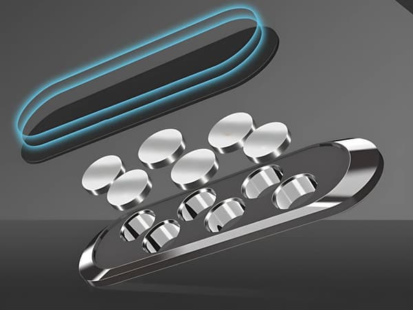 Magnetisk bilhållare - Självhäftande mobilfäste 2-pack