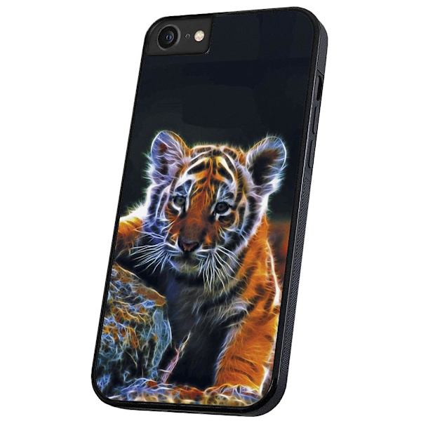 iPhone 6/7/8/SE - Skal/Mobilskal Tigerunge multifärg