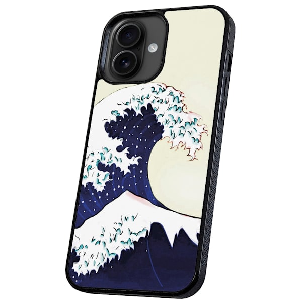 iPhone 16 Plus - Deksel/Mobildeksel Flodbølge