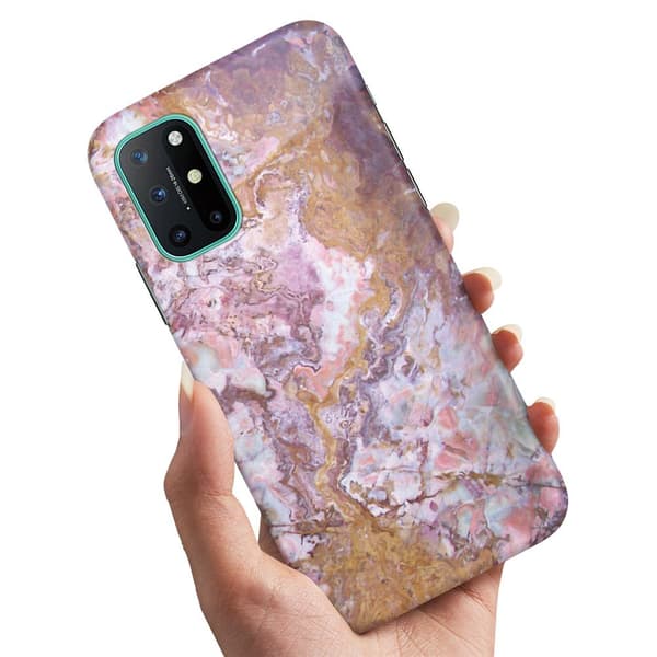 Cover / Mobilcover til OnePlus 8T - Marmor Multicolor