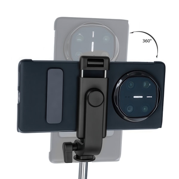 Selfiepinne / Selfie Stick - iPhone/Android - Bluetooth Svart
