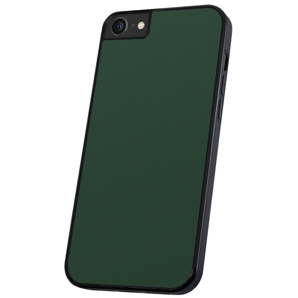 iPhone 6/7/8/SE - Cover/Mobilcover Mørkgrøn Dark green