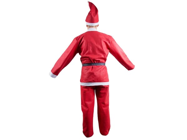 Jultomten dräkt skägghatt
