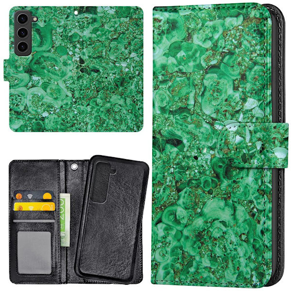 Samsung Galaxy S23 Plus - Plånboksfodral/Skal Marmor