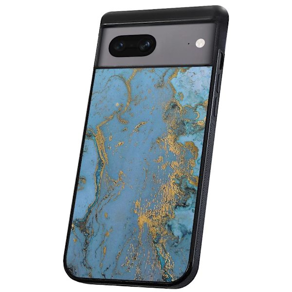 Google Pixel 7 - Deksel/Mobildeksel Marmor